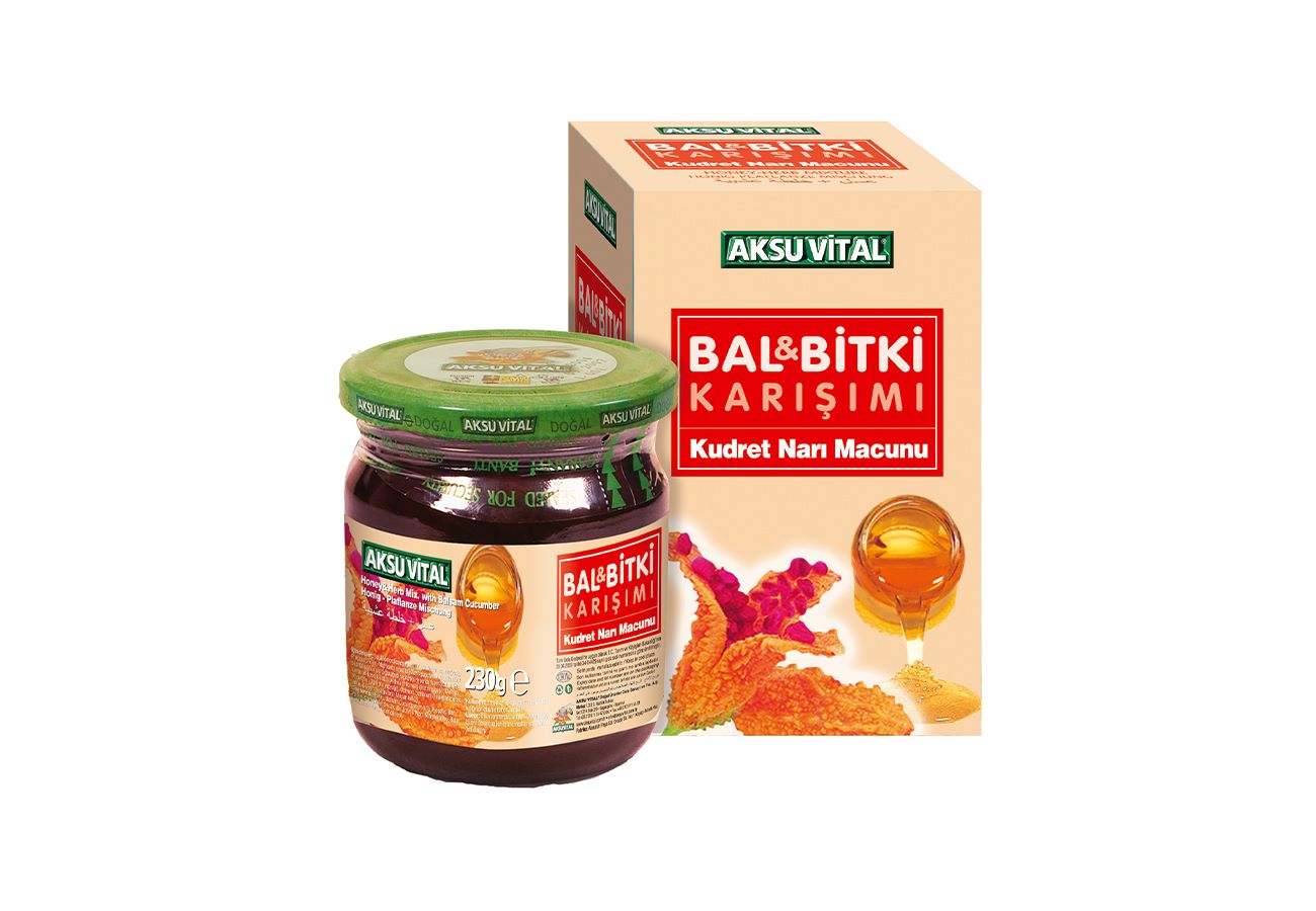 Bal Bitki Karışımlı Kudret Narı Macunu 230 gr 