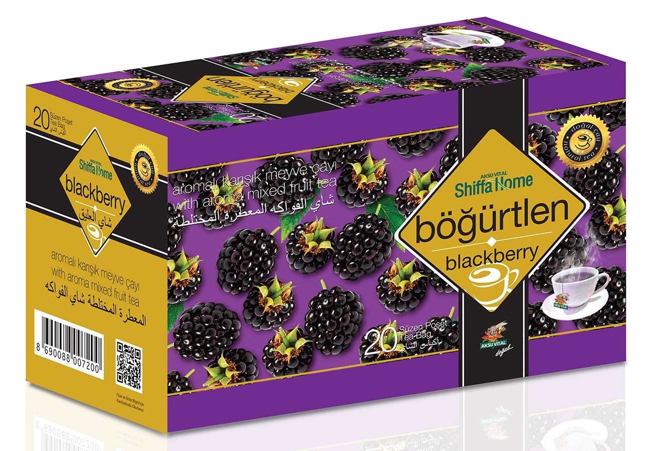 Böğürtlen Aromalı Karışık Meyve Çayı