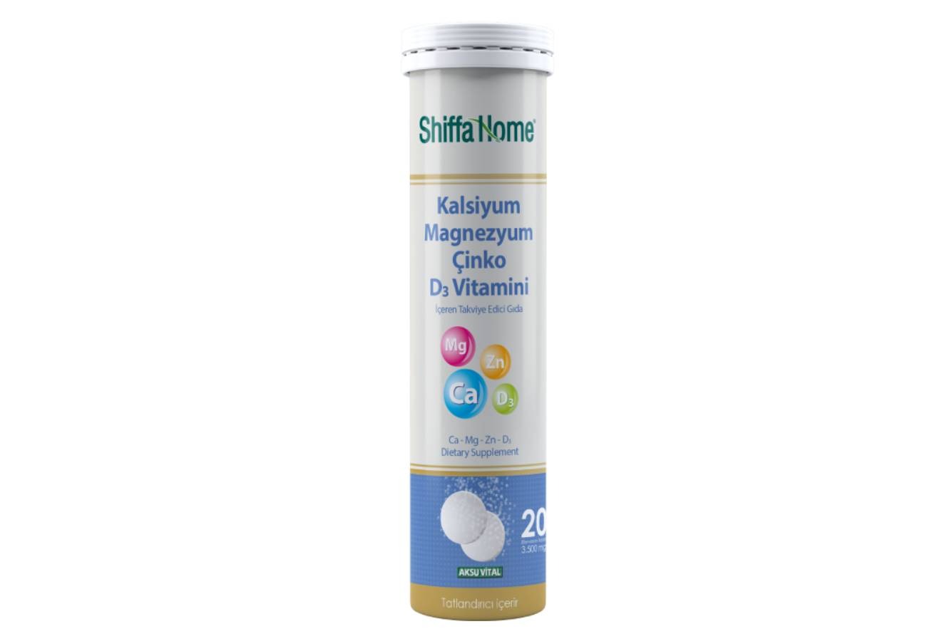 Kalsiyum & Magnezyum & Çinko & D3 Efervesan