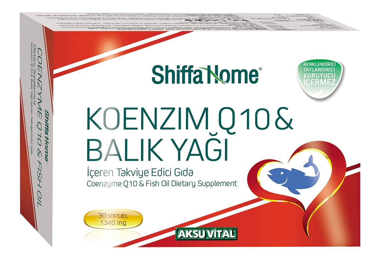 Koenzım Q10 & Omega3 30 Softgel 