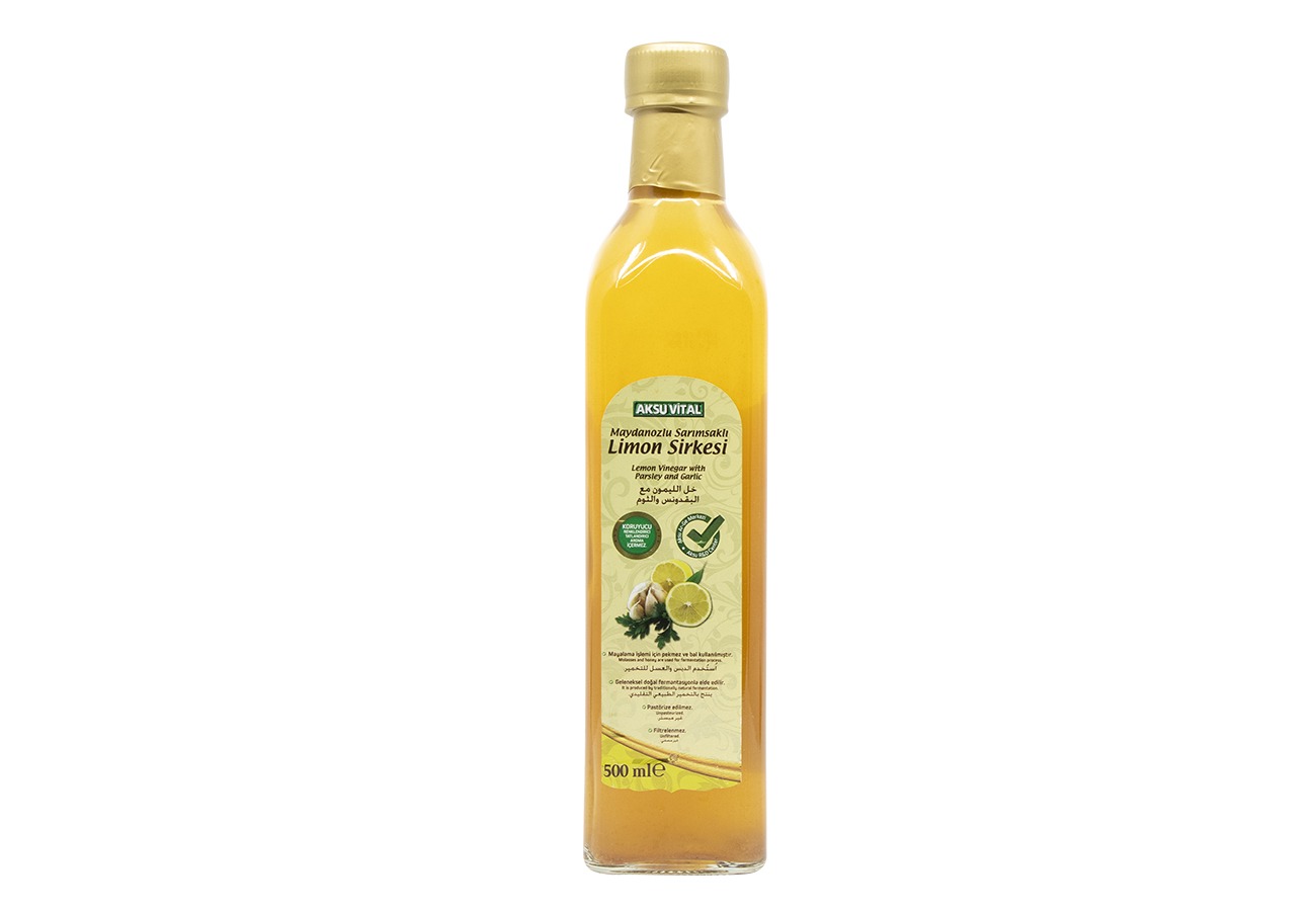 Maydanozlu Sarımsaklı Limon Sirkesi 500 gr 