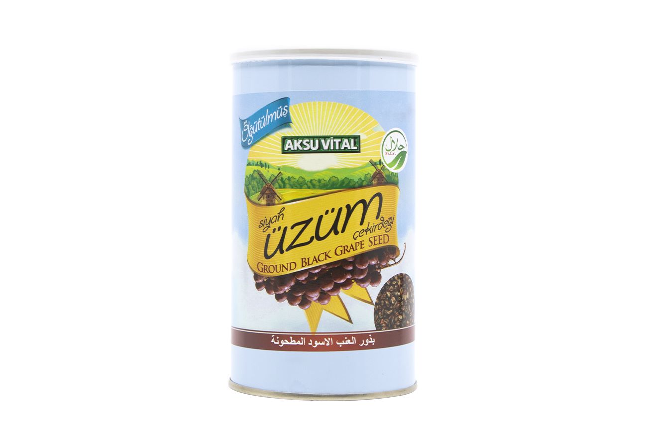 Öğütülmüş Siyah Üzüm Çekirdeği 200 gr