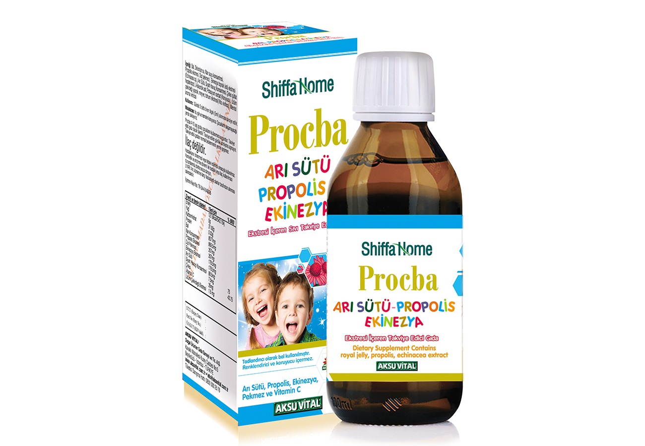 Procba Arı sütü propolis ekinezya ekstresi İçeren Sıvı Takviye Edici Gıda(Şurup)
