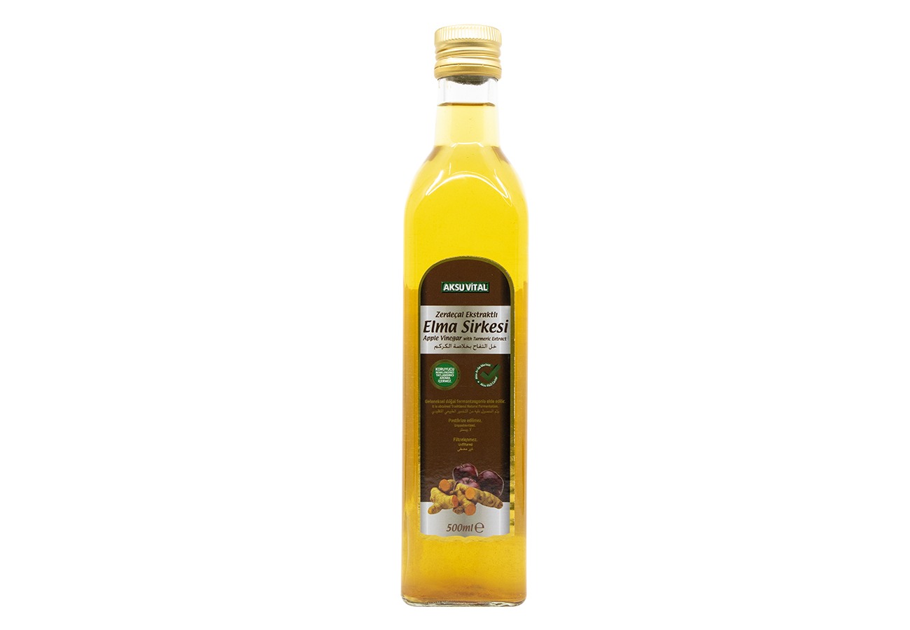 Zerdeçal  Ekstraktlı Elma Sirkesi 500 ml